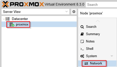 Make Proxmox VLAN aware step 1.